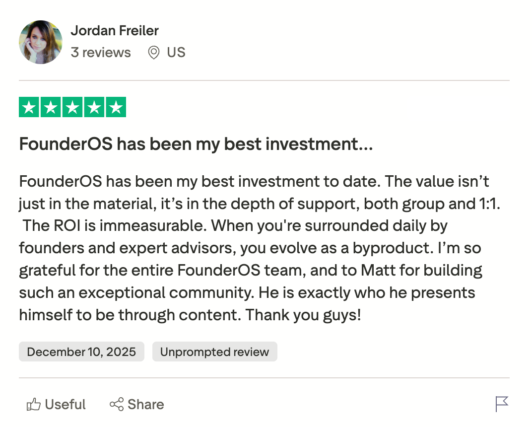 Jordan Frieler - Testimonial